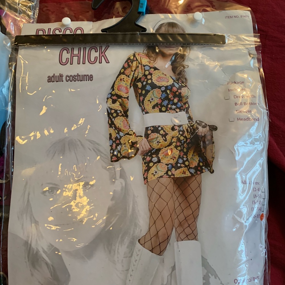 Disco chic costume size xl
